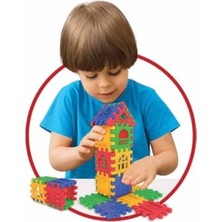 Larskas 128 Parça Eğlenceli Puzzle Seti, Şehir Teması