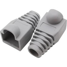 PX-CAT6100 RJ45 Koruma Kılıfı 100 Adet, Cat5 Cat6 Ethernet Konnektör Boot Cover, Lan Ağ Kablosu Jack Koruyucu Papuç