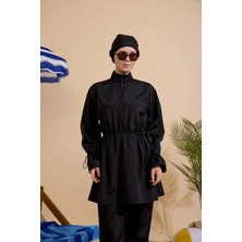 Gavlia Kadın Tesettür Mayo 3'lü Set-Tam Kapama Fermuarlı..