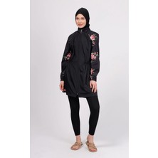 Gavlia Kadın Tesettür Mayo 4'lü Set-Tam Kapama Fermuarlı..