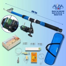 Albastar Tam Takım Hobi Master Kıyı Olta Seti 300 cm - TTS104 İp Misinalı TTS104 Kullanıma Hazır