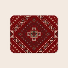 Tabloe Halı Desenli Premium Mouse Pad - 23X19 cm - Kaydırmaz Tabanlı Kaliteli Fare Mousepad