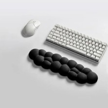 Larskas Kaymaz Tabanlı Ergonomik Klavye ve Mouse Bilek Destek Seti, Nefes Alan Kumaş
