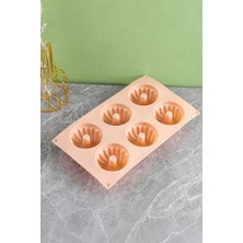 Destpak 6'lı Muffin ve Kek Kalıbı - Silikon Muffin Kek Kalıbı - Silikon Yanmaz Yapışmaz Yüksek Isıya Dayanıklı Ekstra Kaliteli