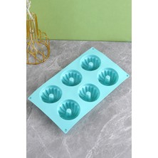 Destpak 6'lı Muffin ve Kek Kalıbı - Silikon Muffin Kek Kalıbı - Silikon Yanmaz Yapışmaz Yüksek Isıya Dayanıklı Ekstra Kaliteli