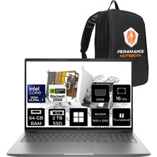 Hp Zbook x G1I Core Ultra 7 265H Rtx Pro 2000 Blackwell 8gb 64GB Ram 2tb SSD 16" Fhd+ WIN11 Pro B30HNESPN434 Iş Istasyonu + Per4 Çanta