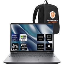 Hp Zbook Fury G1I Core Ultra 7 265HX Rtx Pro 4000 Blackwell 16GB 128GB Ram 256GB SSD 16" Fhd+ Freedos C65H8ESPN373 Iş Istasyonu + Per4 Çanta