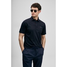 Lufian Hudson Smart Erkek Polo Tişört Siyah