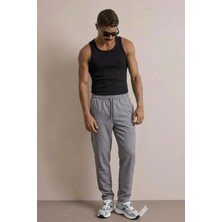Comstar Erkek Basic Trend Bel Lastikli Antrasit Bol Pantolon