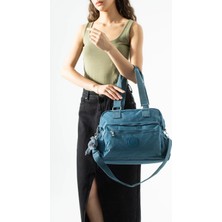 571 Collections Çanta Ultra Hafif, Çok Cepli , Çok Bölmeli Kol, Omuz El Çantası  (Spor, Seyahat, Gündelik ) Mavi MODEL:(571-5O)