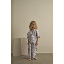 Oh la la Koala For Little Ones Mavi Color Parade Gabardin Pantolonlu Takım