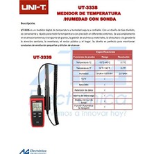 Larskas Ut 333S Mini Isı Nem Ölçer -10/+60 Derece
