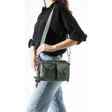 571 Collections Çanta Çok Fonksiyonel, Omuz, Göğüs ve Bel Çantası Gri (Model: 571-6V)