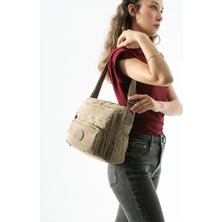 571 Collections Çanta Ultra Hafif, Çok Cepli , Çok Bölmeli Çapraz Askılı Postacı Çanta (Spor, Seyahat, Gündelik ) Kahverengi Model: 571-6U