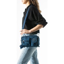 571 Collections Çanta Çok Fonksiyonel, Omuz, Göğüs ve Bel Çantası Lacivert (Model: 571-6V)