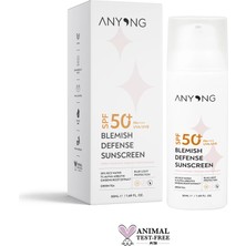 ANYONG Leke Karşıtı Güneş Kremi SPF 50+ Mavi Işık Koruması Lekeli Ciltler İçin 50 ml