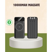AKM 10000 Mah Kablosuz Powerbank – 15W Hızlı Şarj, Type-C Çoklu Çıkışlı