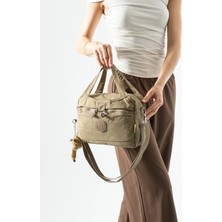 571 Collections Çanta Ultra Hafif, Çok Bölmeli Kol, Omuz El Çantası  (Spor, Seyahat, Gündelik) Kahverengi Model: 571-6Z