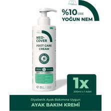 Med-Cover Ayak Bakım Kremi – Diyabet Uyumlu & Hassas Ciltlere Özel (%10 Üre, Shea Butter, Beeswax)