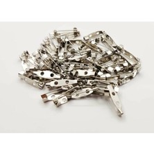 Yiğit Aksesuar 2,5 cm Broş Iğnesi 100 Adet Metal Broş Iğnesi