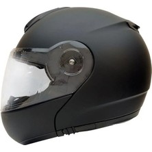 Zeus ZS-3050 Matt Black Çene Açılır Motosiklet Kask