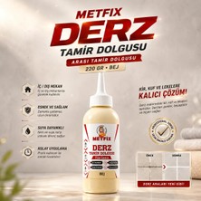 Metfix Bej Derz Tamir Dolgusu 220 gr Suya Dayanıklı Yapı ile Estetik Görünüm Sağlar