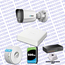 Provzen Ttec Hikvision 1 Kameralı Ip Full Hd Mikrofonlu Güvenlik Kamerası