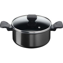 Tefal Titanyum Kaplama 24 cm Derin Tencere - Yapışmaz Taban, Premium Pişirme, Indüksiyon Uyumlu