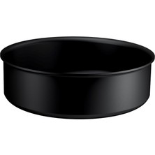 Tefal Titanyum Kaplama 24 cm Kısa Tencere - Yapışmaz Taban, Premium Pişirme, Indüksiyon Uyumlu