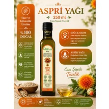 Oiliva Soğuk Sıkım Aspir Yağı 250 ml Cam Şişe %100 Saf Doğal Katkısız