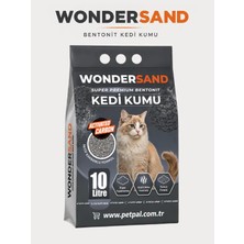 Wondersand Kedi Kumu 10 lt Kokusuz Süper Premium Aktif Karbon ile Topaklaşan Formül