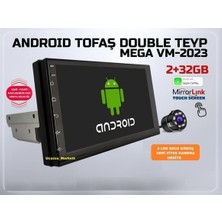 Ucuzcu Market Oto Teyp Android 7 Inç (2GB/32GB) 8 LED Gece Görüş Geri Vites Kamera Ikisi Bir Arada