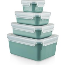 Tefal Masterseal Color 4'lü Saklama Kabı Seti - Yeşil