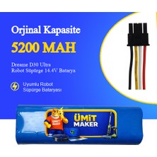 Ümit Maker Dreame D30 Ultra Robot Süpürge 5200 Mah Batarya