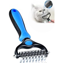 Larskas Metal Uçlu Köpek Kedi Uzun Tüy Bakım Tarağı Tüy Topak Kıtık Açıcı Tarak 1 Adet