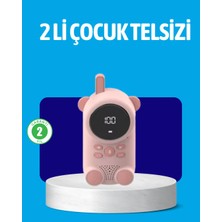 AKM USB Şarjlı Çocuk Telsizi – Renkli Ekran, Vox Modu, Kompakt Tasarım
