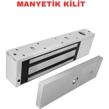 Sarkey SR-500 500 kg Manyetik Kilit 12V/24V Elektromanyetik Kapı Kilidi