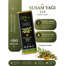 Oiliva %100 Saf Susam Yağı 2 Lt Teneke Soğuk Sıkım Doğal Katkısı