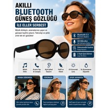 Qstar F07 Akıllı Güneş Gözlüğü Dokunmatik Kontrol Güçlü Ses Kalitesi Kadın Gözlük