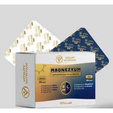 Iron-Edge Vitality Nutrition Magnezyum Gündüz & Gece 60 Kapsül Gıda Takviyesi
