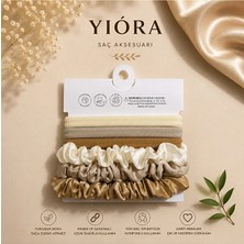 Yiora Lastik Saç Tokası 6lı (Iz Yapmaz/kırmaz) Pastel Renkler