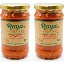 Raya Organik Organik Lütenitsa Sosu 290 gr x 2 – Balkan Usulü Sebze Ezmesi