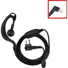 Mbl Motorola RT-2 CP-040 CP-88 CP-300 DP-1400 Uyumlu Örgü Tip Telsiz Kulaklığı Mikrofonlu