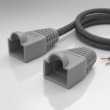 100 Adet RJ45 Konnektör Koruyucu Boot - Cat5/cat6 Ethernet Kablo Ucu Kılıfı, Esnek Plastik Başlık