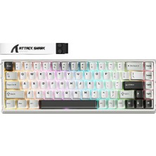 Meyer Gaming Attack Shark X68MAX He 8k Rapid Trigger Manyetik Switch Oyuncu Klavyesi
