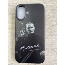 Arteba Global Iphone 16 Atatürk Desenli Kılıf