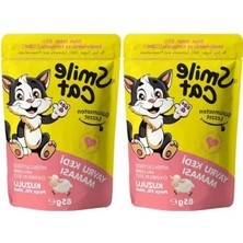 Larskas Yavru Kedi Için Kuzulu Pouch 85 gr (2'li Paket)