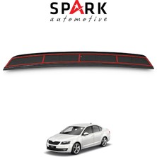 Spark Skoda Octavia 2013 Yılı ve Sonrası Uyumlu Arka Tampon Eşiği Parlak