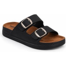 RS Riva Shoes Witta Suni Deri Tokalı Kadın Sandalet