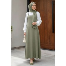 İmaj Butik Çağla Ip Askılı Jile Elbise